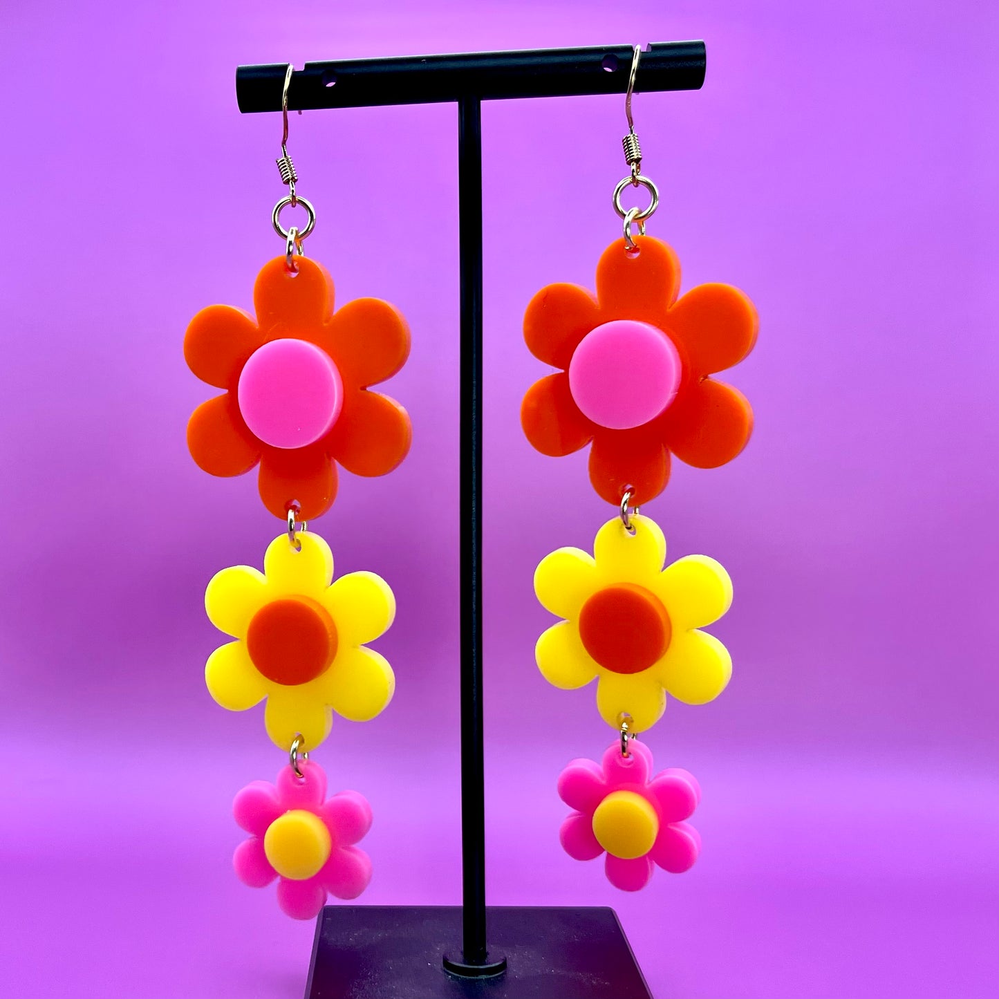 Flower Drop Earrings