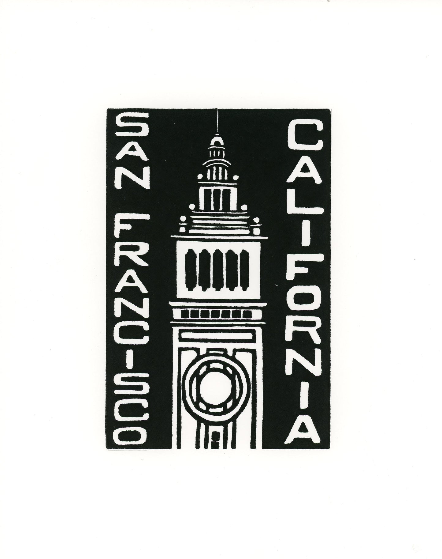 San Francisco Lino print