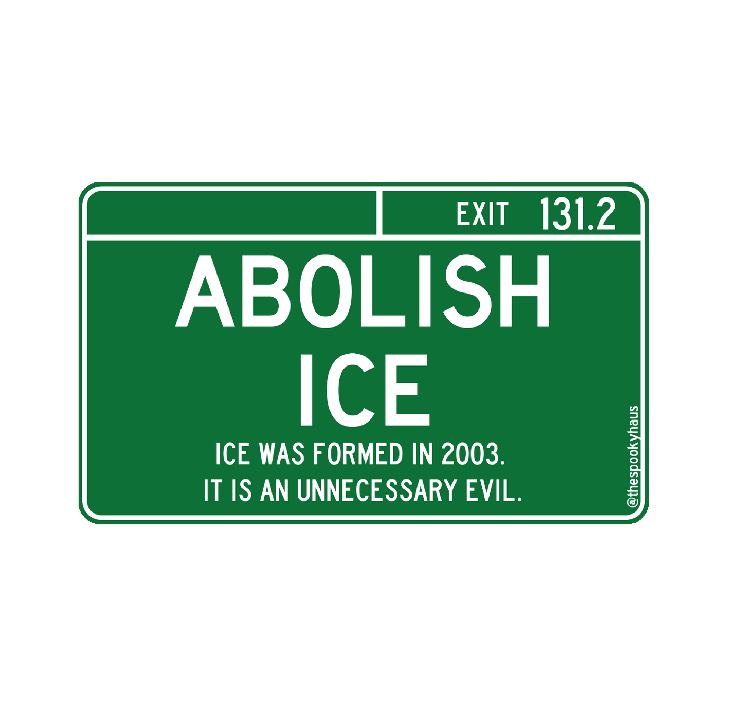 Abolish ICE Sticker