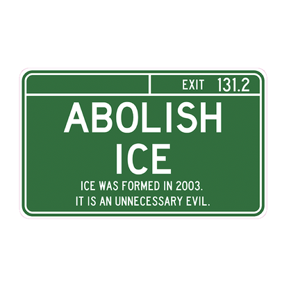 Abolish ICE Sticker