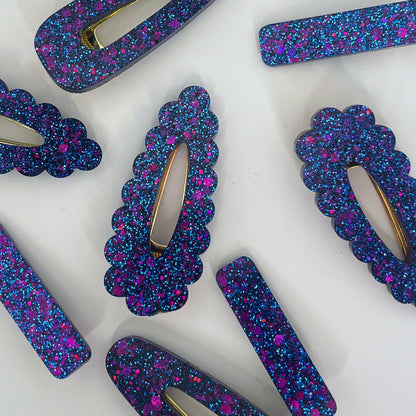 Chunky Glitter Hairclips