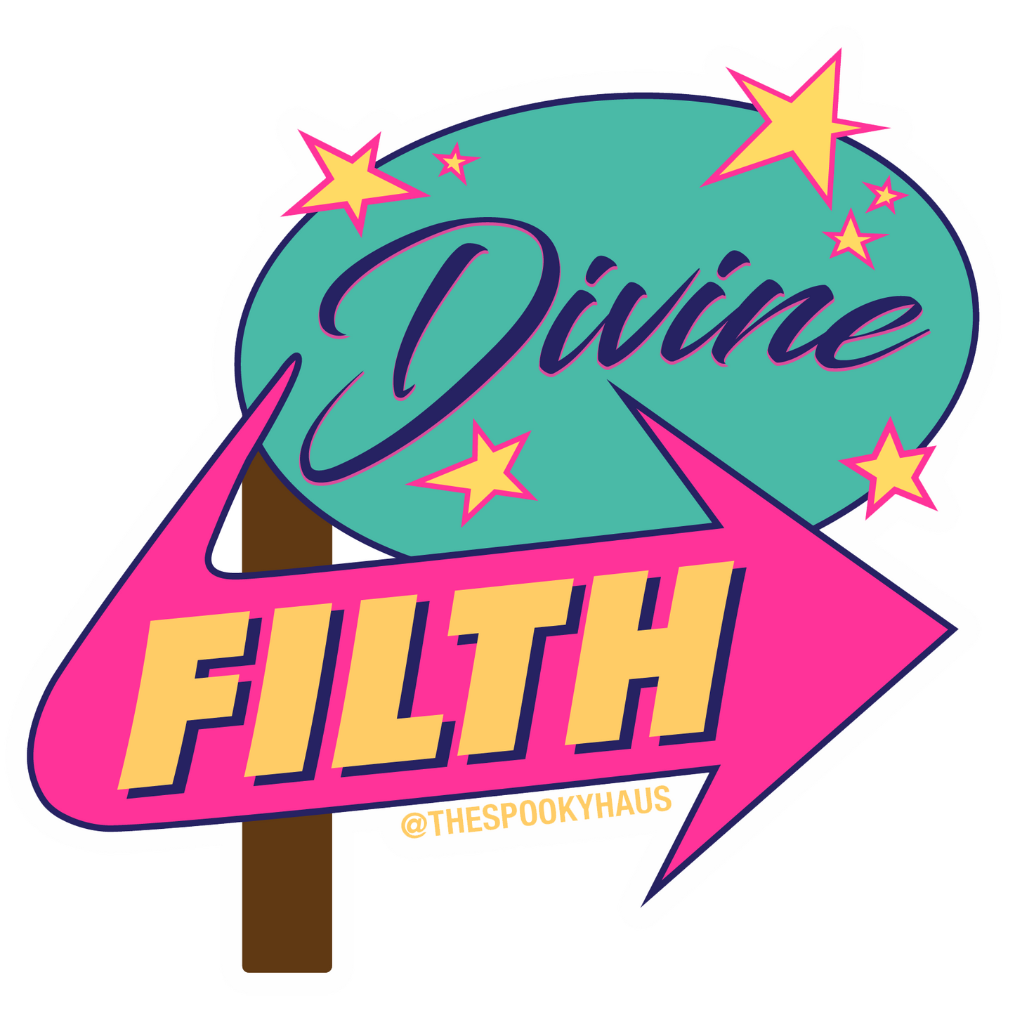 Divine Filth Sticker