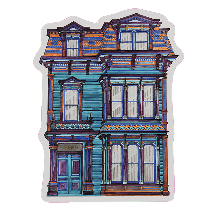 Divisadero House Sticker