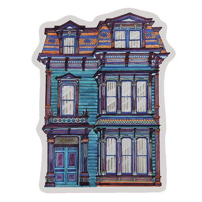 Divisadero House Sticker