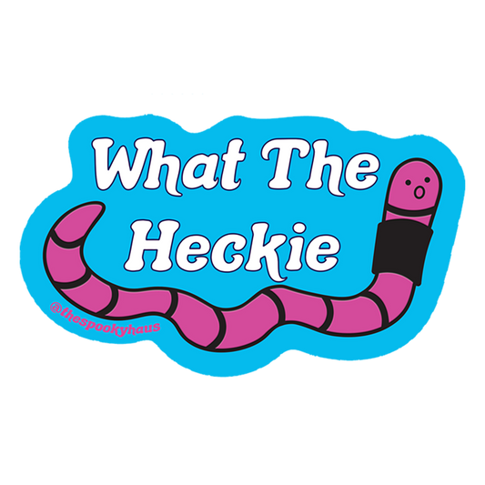 What The Heckie Sticker